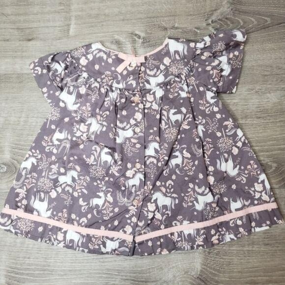 Lilly Wicket Baby Girl Unicorn Pattern whimsical fairy Dress size 18M 18 months - Picture 3 of 5